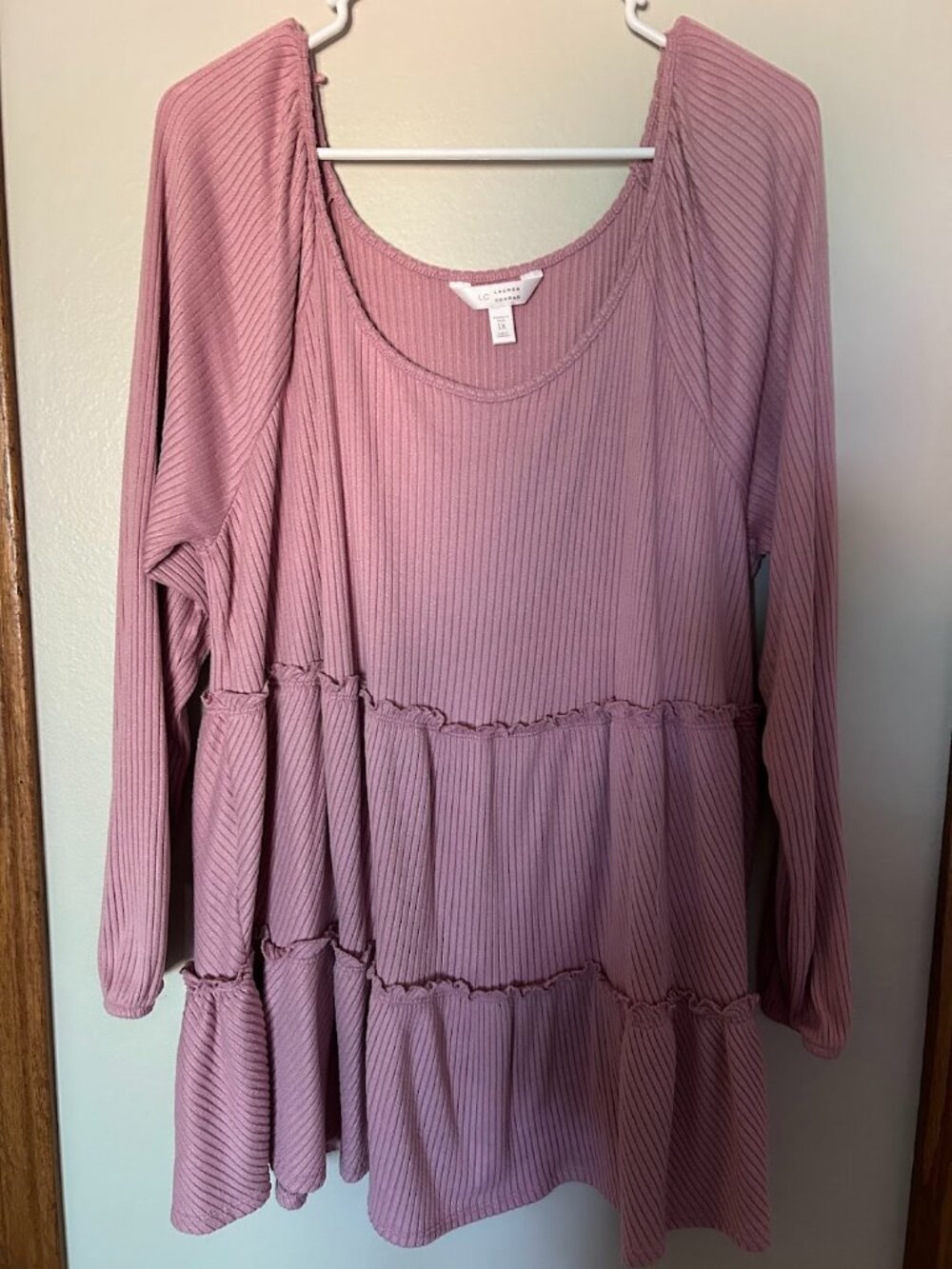 Lauren Conrad Plus Size Off The Shoulder Top